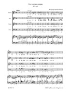 W.A. Mozart: Ave verum corpus K.618 (noty na klavír, zpěv)