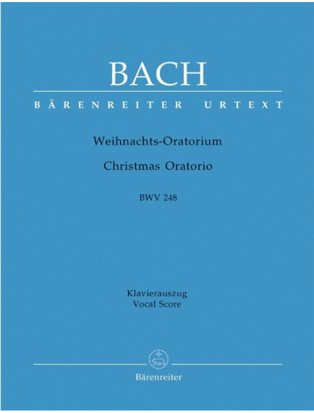 J.S. Bach: Christmas Oratorio BWV 248 (noty na klavír, zpěv)