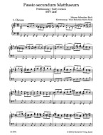 J.S. Bach: St. Matthew Passion - Early Version BWV 244B (noty na klavír, zpěv)