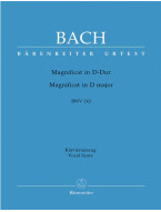 J.S. Bach: Magnificat In D BWV243 (noty na klavír, zpěv) J.S. Bach: Magnificat In D BWV243 (noty na klavír, zpěv)