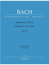 J.S. Bach: Magnificat In D BWV243 (noty na klavír, zpěv)