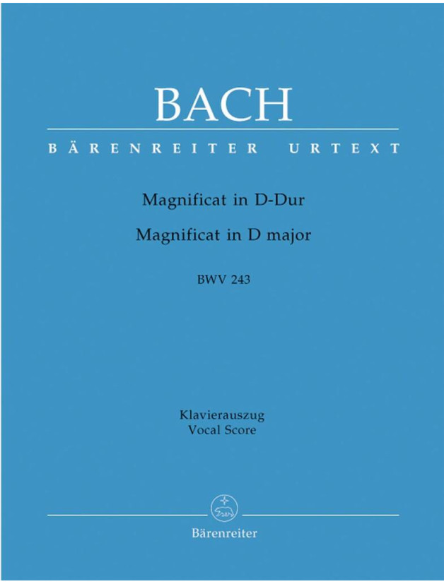 J.S. Bach: Magnificat In D BWV243 (noty na klavír, zpěv)