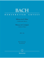 J.S. Bach: Mass in G major BWV 236 Lutheran Mass 4 (noty na klavír, zpěv) J.S. Bach: Mass in G major BWV 236 Lutheran Mass 4 (noty na klavír, zpěv)