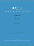 J.S. Bach: Motets BWV 225-230 (noty na klavír, zpěv)