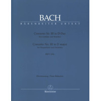 J.S. Bach: Concerto No. III in D major BWV 1054 (noty na klavír, cembalo)