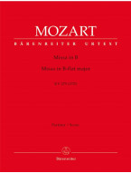 W.A. Mozart: Missa Brevis In B Flat K. 275/272b (noty, partitura)