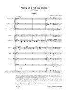 W.A. Mozart: Missa Brevis In B Flat K. 275/272b (noty, partitura)