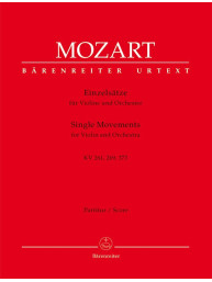 W.A. Mozart: Single Movements K261 K269 K373 (noty, partitura)