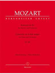 W.A. Mozart: Concerto No.22 In E-Flat K.482 (noty na čtyřruční klavír)