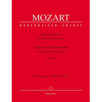 W.A. Mozart: Concerto No.22 In E-Flat K.482 (noty na čtyřruční klavír)