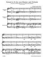 W.A. Mozart: Concerto No. 10 E flat major KV 365 (316a) (noty na šestiruční klavír)