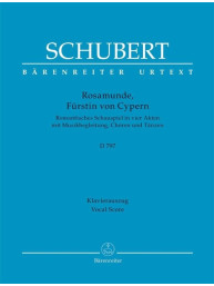 Franz Schubert: Rosamunde, Fürstin von Cypern D 797 (noty klavír, zpěv)