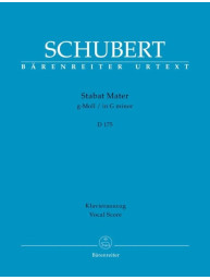 Franz Schubert: Stabat Mater G-moll D 175 (noty na klavír, zpěv)