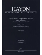Joseph Haydn: Missa brevis St. Joannis de Deo Hob. XXII:7 (noty na klavír, zpěv)