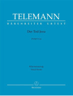 Georg Philipp Telemann: Der Tod Jesu TVWV 5 (noty na klavír, zpěv)