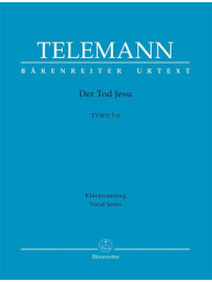 Georg Philipp Telemann: Der Tod Jesu TVWV 5 (noty na klavír, zpěv)