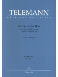 Georg Philipp Telemann: Gelobet sei der Herr (noty na klavír, zpěv)