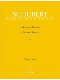 Franz Schubert: German Mass D 872 (noty, partitura)