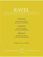 Maurice Ravel: Concerto for the Left Hand (noty, partitura)