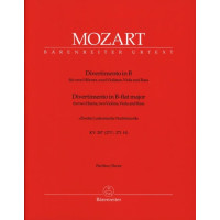W.A. Mozart: Divertimento in B-flat major K. 287 (noty, partitura)