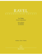 Maurice Ravel: La Valse for Orchestra (noty, partitura)