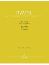 Maurice Ravel: La Valse for Orchestra (noty, partitura)