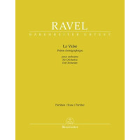 Maurice Ravel: La Valse for Orchestra (noty, partitura)