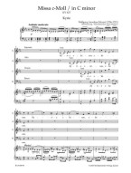 W.A. Mozart: Mass in C minor K427 (noty na klavír, zpěv)