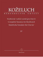 Leopold Koželuh: Complete Sonatas for Keyboard 4 (noty na klavír) Leopold Koželuh: Complete Sonatas for Keyboard 4 (noty na klavír)