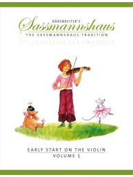 Egon Sassmannshaus: Early Start on the Violin 1 (noty na housle)