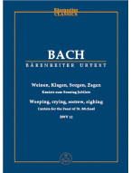 J.S. Bach: Cantata BWV 12 Weinen, Klagen, Sorgen, Zagen (noty, studijní partitura)