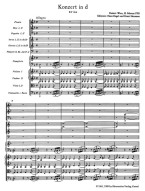 W.A. Mozart: Concerto No. 20 in D minor K. 466 (noty, studijní partitura)