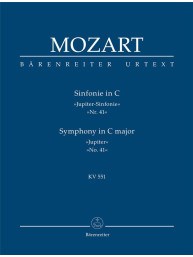W.A. Mozart: Symphony No. 41 C major KV 551 'Jupiter Symphony' (noty, studijní partitura)