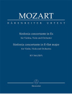 W.A. Mozart: Sinfonia concertante in E-flat major K.364 (noty, studijní partitura)
