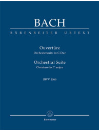 J.S. Bach: Orchestral Suite - Overture No.1 In C Major BWV 1066 (noty, studijní partitura)
