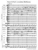J.S. Bach: St. Matthew Passion BWV 244 (noty, studijní partitura)