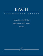 J.S. Bach: Magnificat In D Major BWV 243 (noty, studijní partitura)