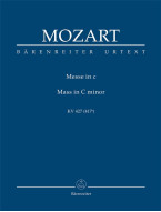 W.A. Mozart: Mass In C Minor K.427 / K.417a (noty, studijní partitura)