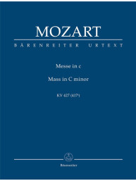 W.A. Mozart: Mass In C Minor K.427 / K.417a (noty, studijní partitura)