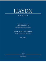 Joseph Haydn: Concerto No.1 In C Major Hob. VIIb:1 (noty, studijní partitura)