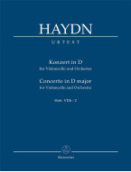 Joseph Haydn: Concerto No 2 D major Hob. VIIb:2 (noty, studijní partitura)