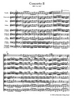 J.S. Bach: Brandenburg Concerto No.2 In F Major, BWV 1047 (noty, studijní partitura)