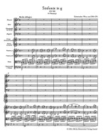 W.A. Mozart: Symphony in G Minor No. 40 KV 550 (noty, studijní partitura)