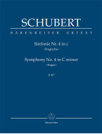 Franz Schubert: Symphony No.4 In C Minor - D 417 Tragic (noty, studijní partitura)