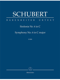 Franz Schubert: Symphony No.6 In C Major D 589 (noty, studijní partitura)