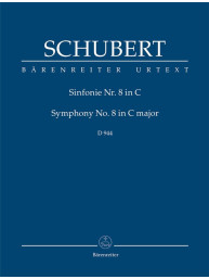 Franz Schubert: Symphony No. 8 in C major D 944 (noty, studijní partitura)