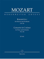 W.A. Mozart: Concerto In C Minor No. 24 K.491 (noty, studijní partitura)