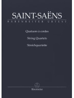 Camille Saint-Saëns: The String Quartets (noty, studijní partitura)