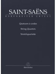 Camille Saint-Saëns: The String Quartets (noty, studijní partitura)