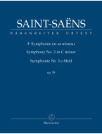 Camille Saint-Saëns: Symphony No.3 in C minor Op.78 (noty, studijní partitura)